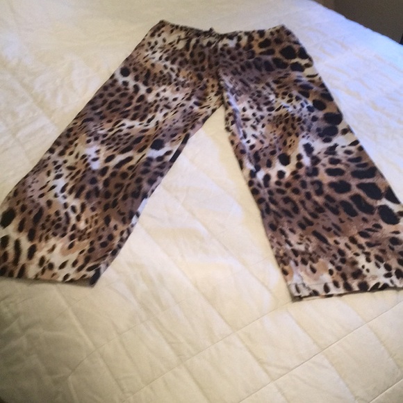 Leopard drawstring pants - Picture 2 of 4